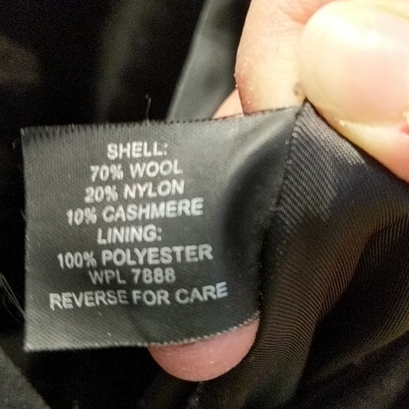 Black pea coat - Picture 4 of 6